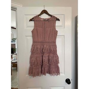 Aqua | Blush Pink Mini Dress